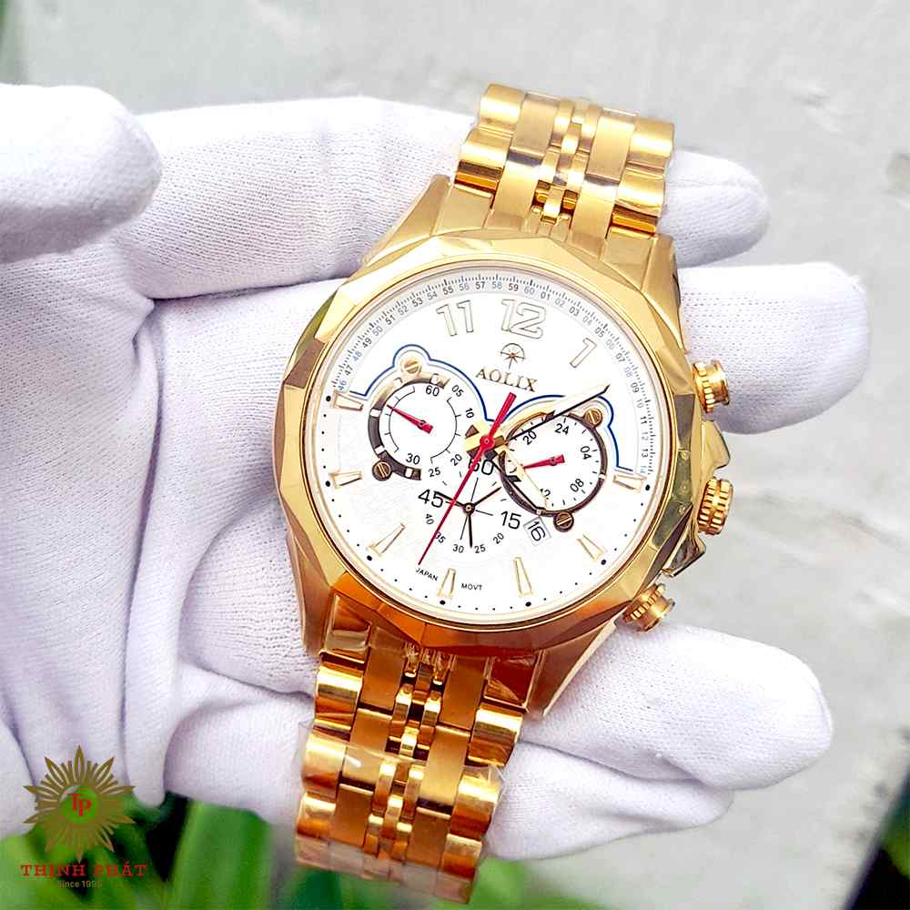 Aolix 7052g - Nam - Quartz (pin) - MẶt SỐ 43mm