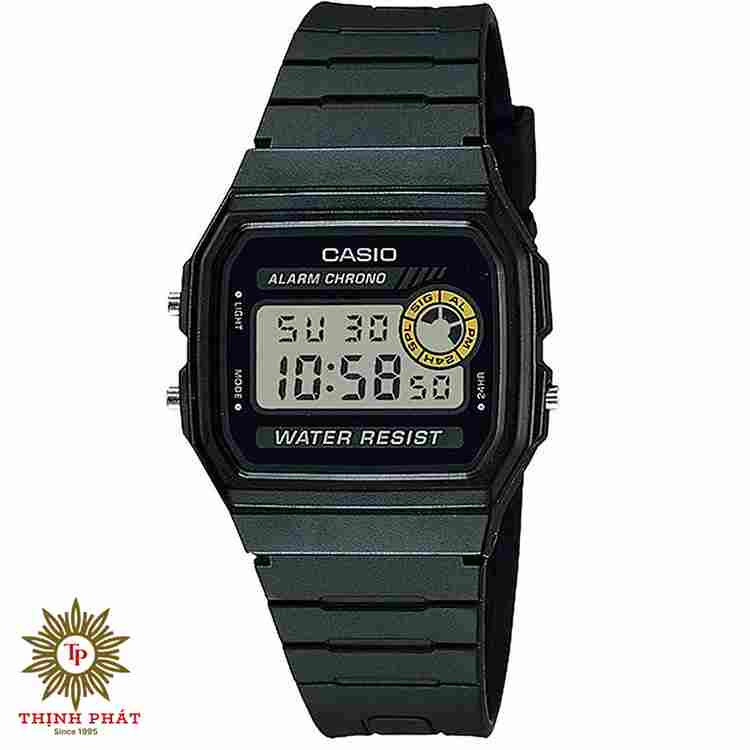 CASIO ĐIỆN TỬ F-94WA-8DG – UNISEX - KÍNH NHỰA – QUARTZ (PIN) – MẶT SỐ 35.2MM
