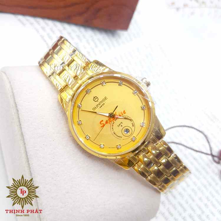 Sunrise 2138SA - ĐÔI NAM NỮ - DÂY THÉP KHÔNG GỈ - MÁY PIN (QUARTZ)