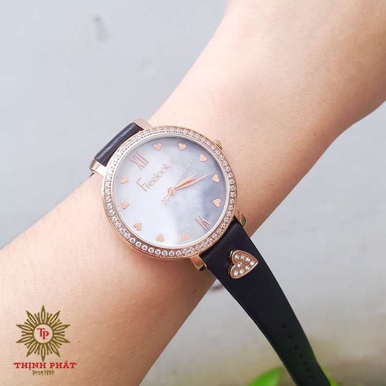 FREELOOK FL.1.10057.5 - NỮ - DÂY DA - MÁY PIN (QUARTZ) - MẶT SỐ 35MM
