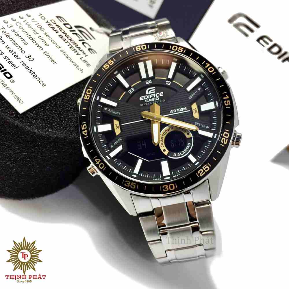 Dong Ho Nam Edifice Efv-c100d-1bv