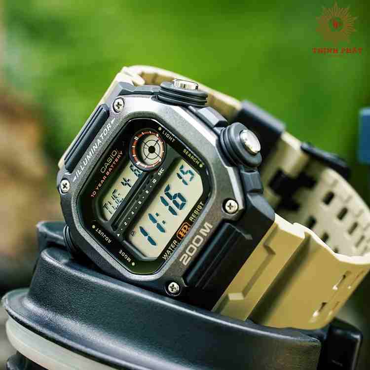 CASIO DW-291HX-5AVDF – NAM – QUARTZ (PIN) – KÍNH KHOÁNG - MẶT SỐ 50.4MM