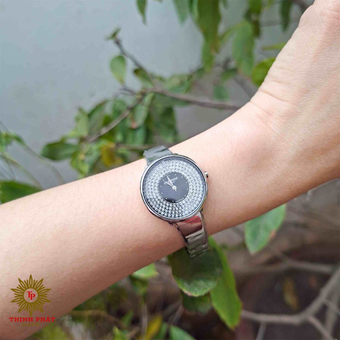 SUNRISE 9987SA - NỮ - SIZE 28MM - DÂY KIM LOẠI - MÁY PIN (QUARTZ) - KÍNH SAPPHIRE - CHỐNG NƯỚC 3ATM