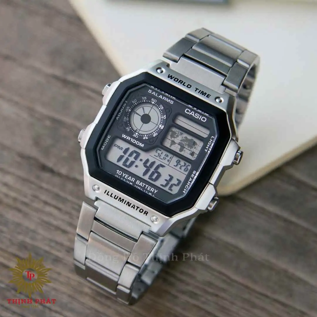Dong Ho Casio Dien Tu Ae-1200whd-1avdf