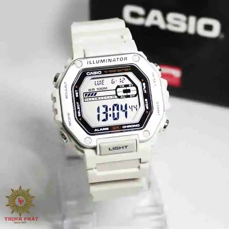 CASIO MWD-110H-8AVDF – NAM – QUARTZ (PIN) – KÍNH NHỰA - MẶT SỐ 47.2MM