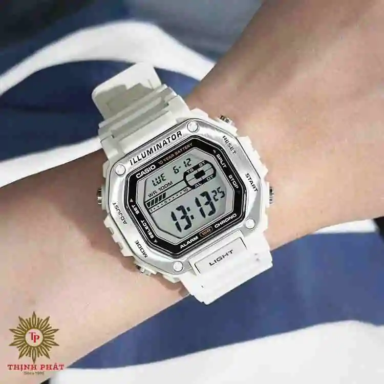 CASIO MWD-110H-8AVDF – NAM – QUARTZ (PIN) – KÍNH NHỰA - MẶT SỐ 47.2MM
